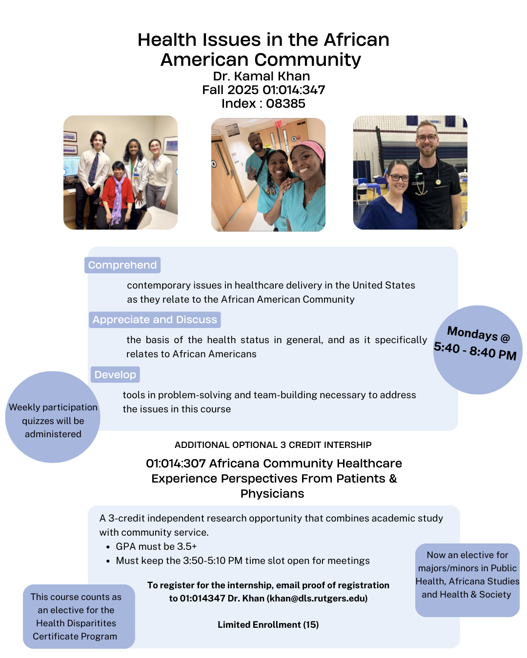 Health Issues in the African American Community Fall2025